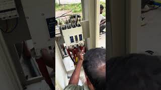 LT Busbar Connection With Lineman electrican lineman linemanlife electrical shorts short feed [upl. by Gates]