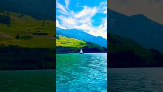 Explore Wonderful LUNGERN LAKE from kayak 🇨🇭switzerlandlungernlaketravelnatureamazingwow [upl. by Llebana]