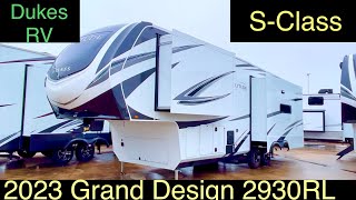 2023 Grand Design Solitude SClass 2930RL Rear Living Luxury 5th Wheel [upl. by Ahsenyt]