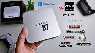 Powerful GEEKOM A7 Mini Gaming PC Review  RYZEN 9 7940HS [upl. by Annwahs]