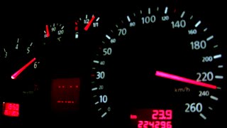 Audi A3 18T 150 top speed AUM [upl. by Ameline]