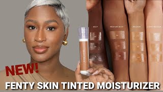 Fenty Skin Hydra Vizor Huez Tinted Moisturizer Sunscreen  SPF 30  ARIELL ASH [upl. by Notwal]