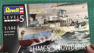 HMCS Snowberry Flowerclass corvette Revell 1144 Сборка на радиоуправлении [upl. by Morgana]