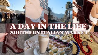 Whats a Southern Italian Market Like  Campania Italy [upl. by Mchale324]