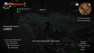 Witcher 3 Lambert dies during the Battle at Kaer Morhen [upl. by Kirsch]