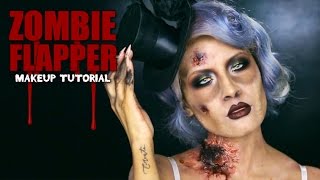 Zombie Flapper Makeup [upl. by Mellins]