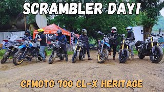 Scrambler day by Mister Presko and Coach Mel Aquino  CFMoto 700 CLX Heritage [upl. by Octavius229]