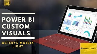 Power BI Custom Visuals Acterys Matrix Light [upl. by Ame]