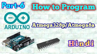 Programming Arduino Atmega328 Chip using USB to Serial converter [upl. by Odlonra]