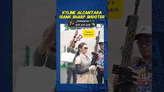 Kyline Alcantara Sumabak sa Shooting Range Sharp Shooter Pala [upl. by Yankee]