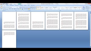 How to give different page setup margin in same word document [upl. by Hickey]