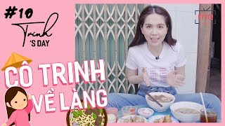 Ngọc Trinh  Tết 2019  My Day 10  Cô Trinh Về Làng  Thưởng Thức Ẩm Thực Quê Nhà [upl. by Eenar]