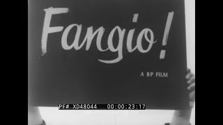 1959 DOCUMENTARY “TRIBUTE TO FANGIO” FORMULA ONE AUTO RACING JUAN MANUEL FANGIO MONACO GP XD48044 [upl. by Nnyre]