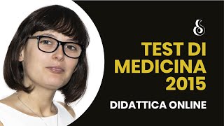 Test Medicina 2015  Commento quesiti BIOLOGIA e CHIMICA [upl. by Enylhsa]