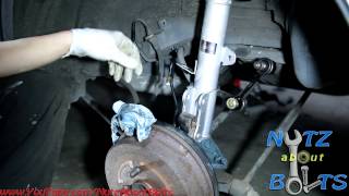 19932002 Toyota Corolla rear shock assembly remove and install [upl. by Widera]