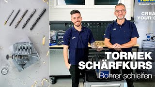 Bohrer schleifen mit der Vorrichtung für Bohrer DBS22  Teil 6  Tormek Live Schärfkurs [upl. by Luhey]