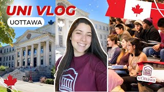 A Day in the Life of a university student 🇨🇦📚  University of Ottawa  Vlog in English 💬🇺🇸 [upl. by Evie348]