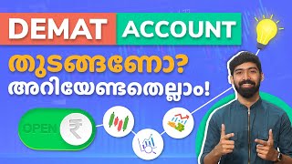 What is Demat account in Malayalam  How to open Demat Account  Stock Market Malayalam [upl. by Eitsyrk913]