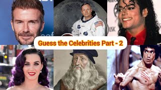 Guess the Popular Celebrities by VS Gaming🔥💪Part  2 [upl. by Eillak406]