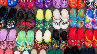 MY UPDATED CROCS COLLECTION VIDEO 😱 OVER 48 PAIRS OF CROCS AND HUNDREDS OF JIBBITZ [upl. by Efthim]