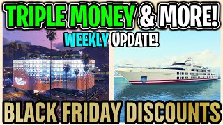 GTA 5 Online WEEKLY UPDATE All BLACKFRIDAY SALES [upl. by Enileuqaj]