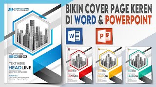 Membuat Cover Page Keren di Microsoft Word dan PPT [upl. by Gesner]