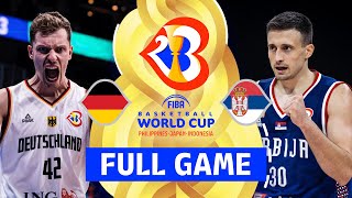 FINAL Germany v Serbia  Full Basketball Game  FIBA Basketball World Cup 2023 [upl. by Arymas90]