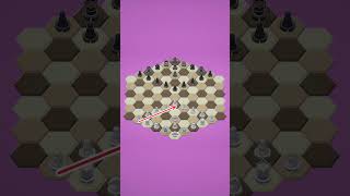 Hexagonal En Passant chess chess2 gamedev [upl. by Otter]