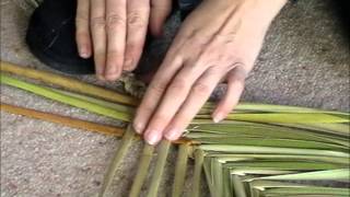 Wahakura weaving step by step part one [upl. by Mastat583]