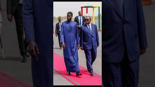 l´Arrivée du Président Bassirou en Guinée Bissau shortvideo president [upl. by Ericksen367]