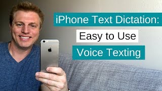 iPhone Text Message Dictation Easy to Use Voice Texting [upl. by Hans]