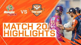 2023 Abu Dhabi T10 Match 20 Highlights Bangla Tigers vs Morrisville Samp Army  Season 7 [upl. by Mongeau]