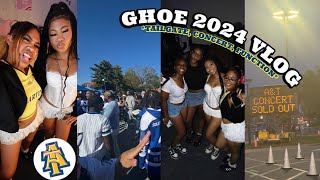 GHOE 2024 VLOG  NCAT HOMECOMING concert tail gate function [upl. by Lagiba358]