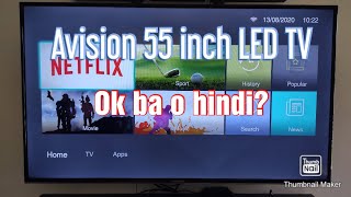 Avision 55 inches LED TV Full review after 6 months [upl. by Aynotal]