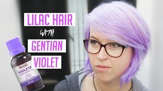 MAKE YOUR OWN LILAC HAIR DYE COLOUR AT HOME SUPER EASY [upl. by Naesal112]