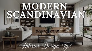 10 Scandinavian Style Interior Design Tips You NEED to Know in 2024 [upl. by Novled]