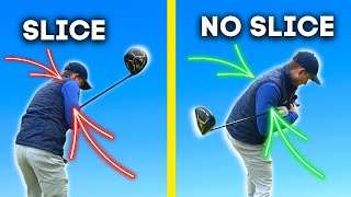 You WILL STOP slicing the golf ball with this EASY SHOULDER TRICK [upl. by Dodson81]