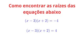 como encontrar as raízes de uma equação quadrática equação quadrática fórmula quadrática [upl. by Hairu527]