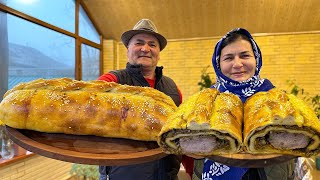 BEST BEEF WELLINGTON RECIPE❗ THIS RECIPE FROM GRANDMA SURPRISED EVERYONE VILLAGE LIFE [upl. by Giovanni]