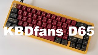 KBDfans D65 EYellow Unboxing amp Building [upl. by Bunker728]