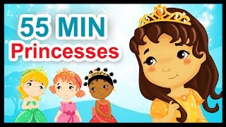 Les petites princesses  55 min de comptines et chansons  Titounis [upl. by Victor]