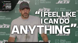 Aaron Rodgers Press Conference 521  New York Jets [upl. by Araek]