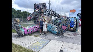 Wynwood Golfcart Tour  Street Art  Miami July 2024 [upl. by Wawro]