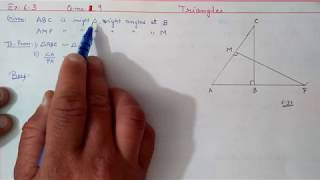 Chapter6 Ex63 Q78910 Triangles  Ncert Maths Class 10  Cbse [upl. by Martelle]