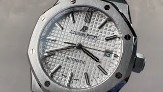 Audemars Piguet Royal Oak MIDSIZE 15450STOO1256ST01 Audemars Piguet Watch Review [upl. by Pownall]