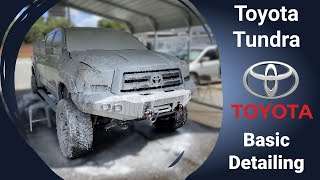 Toyota Tundra Basic Detailing Process [upl. by Rustice778]