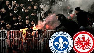 Brennender Zaun RiesenChoreo amp MegaComeback Darmstadt  Frankfurt 22 [upl. by Orlene959]