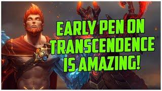 S11 SMITE EARLY PEN ON TRANSCENDENCE IS AMAZING ULLR [upl. by Nevyar]