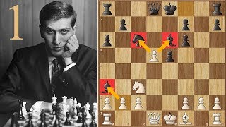 Bobby Faces Iron Tigran  Fischer vs Petrosian  1971  Game 1 [upl. by Eigla]