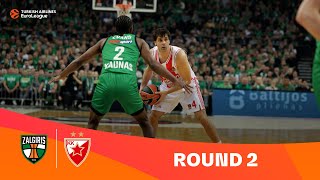 Zalgiris KaunasCrvena Zvezda Meridianbet Belgrade  Round 2 Highlights  202324 EuroLeague [upl. by Amaras]